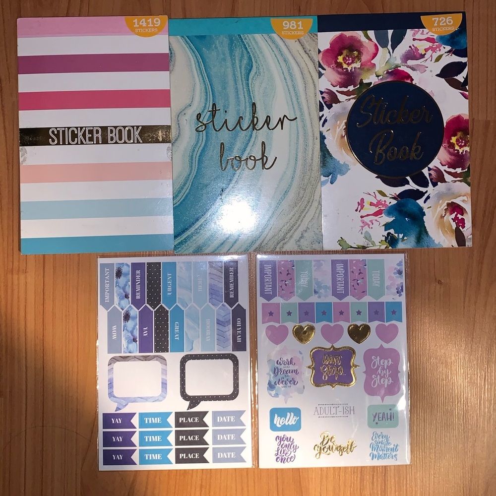 pen+GEAR Sticker Books/Sheet